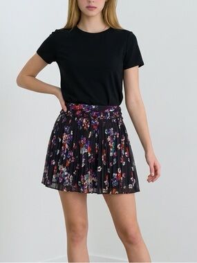 ✨American Eagle | Floral Pleated Women's Skirt | Y2K | Floral | Size 2 | Mini